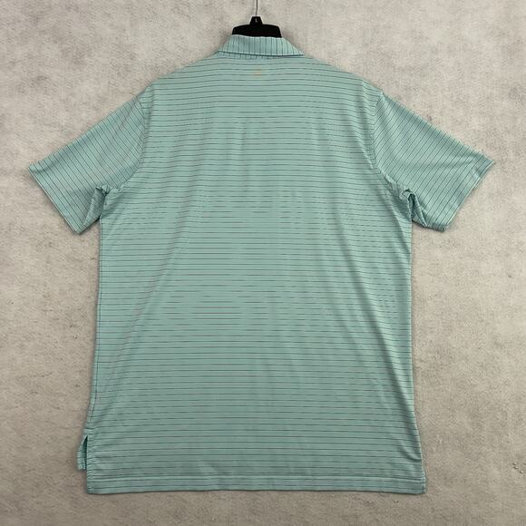 Peter Millar Summer Comfort LACC 123rd US Open Shirt Mens Large Green Golf Polo - Picture 7 of 14